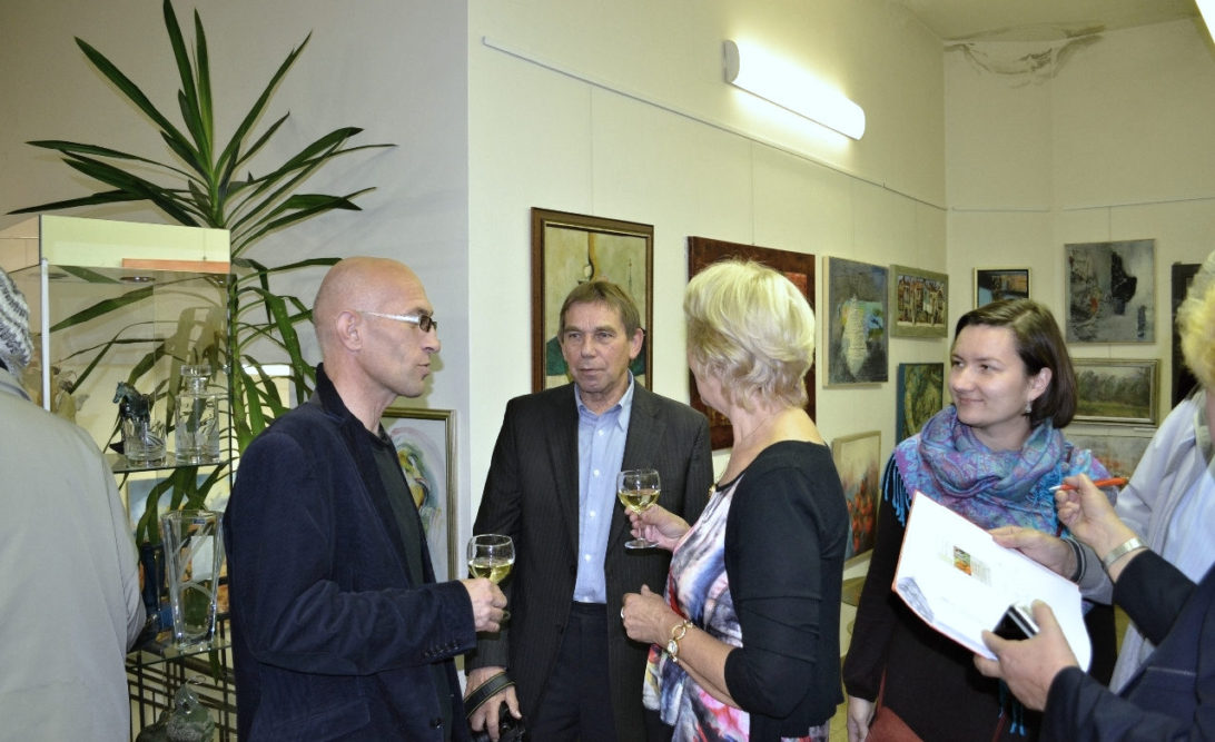 Výstava obrazů Veroniky Švédové v galerii Labyrint, Olomouc 2014